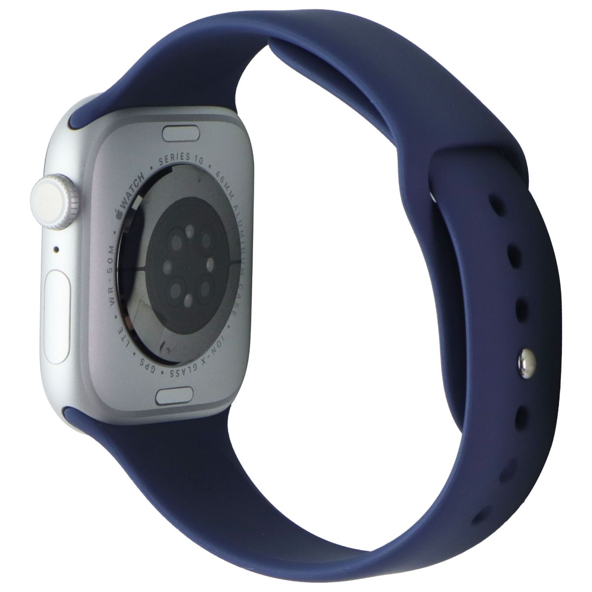 Apple Watch Series 10 (GPS + LTE, 46mm) - Silver AL/Denim Sp Band M/L - A3003 Smart Watches Apple - Simple Cell Bulk Wholesale Pricing - USA Seller