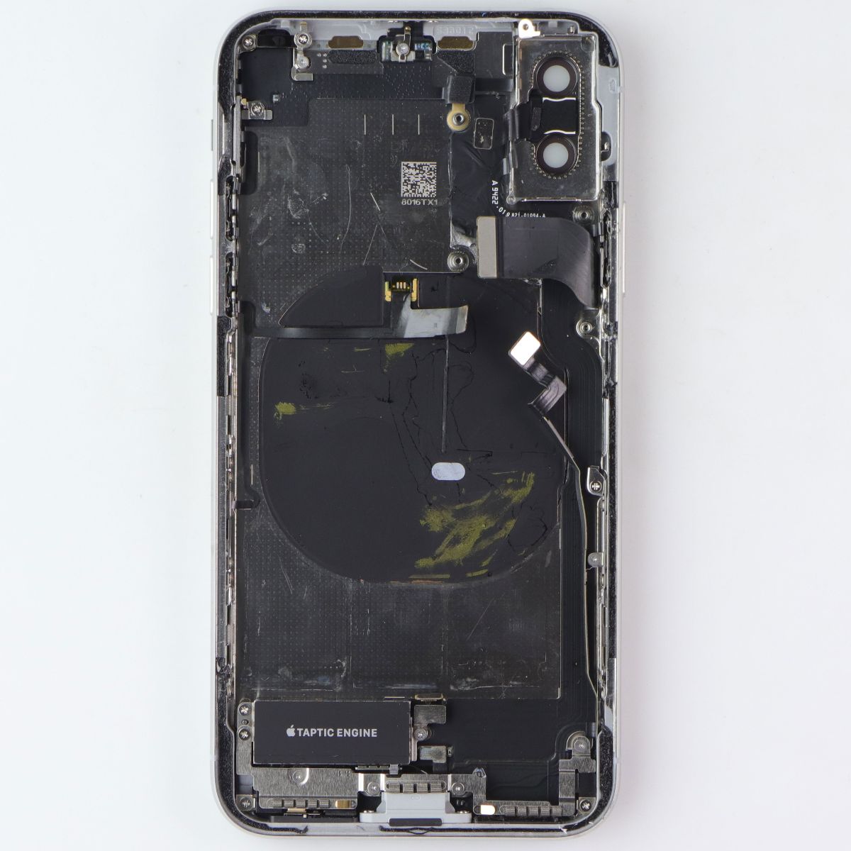 Repair Part OEM Pull Frame with Small Parts for Apple iPhone X - Silver Cell Phone - Replacement Parts & Tools Apple - Simple Cell Bulk Wholesale Pricing - USA Seller