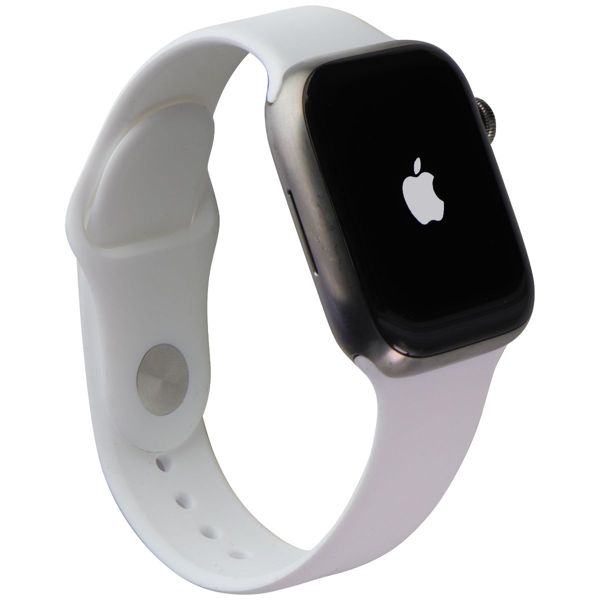 Apple Watch Series 7 (A2478) (GPS+LTE) 45mm Silver Titanium/White 