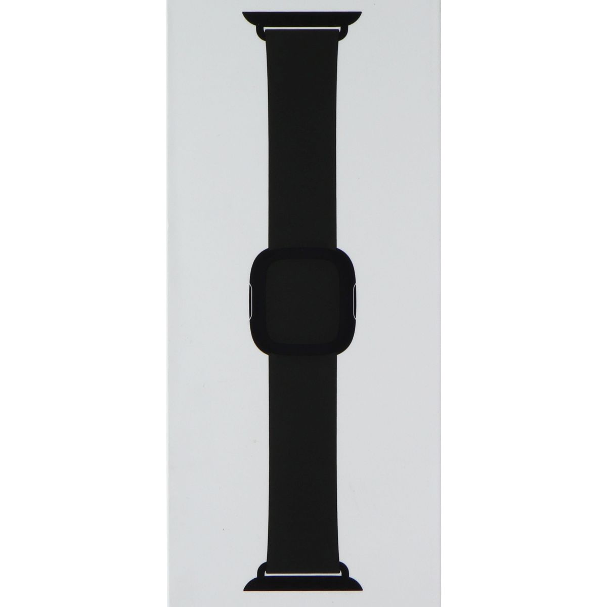 Apple (40mm) Leather Band w/ Modern Buckle for Apple Watch - Black - Small Smart Watch Accessories - Watch Bands Apple - Simple Cell Bulk Wholesale Pricing - USA Seller