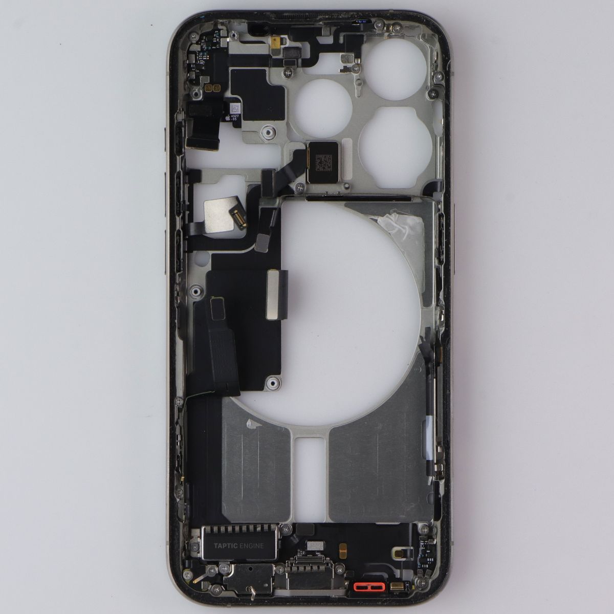 Repair Part - OEM Pull Housing Frame from Apple iPhone 15 Pro - Natural Titanium Cell Phone - Replacement Parts & Tools Apple - Simple Cell Bulk Wholesale Pricing - USA Seller