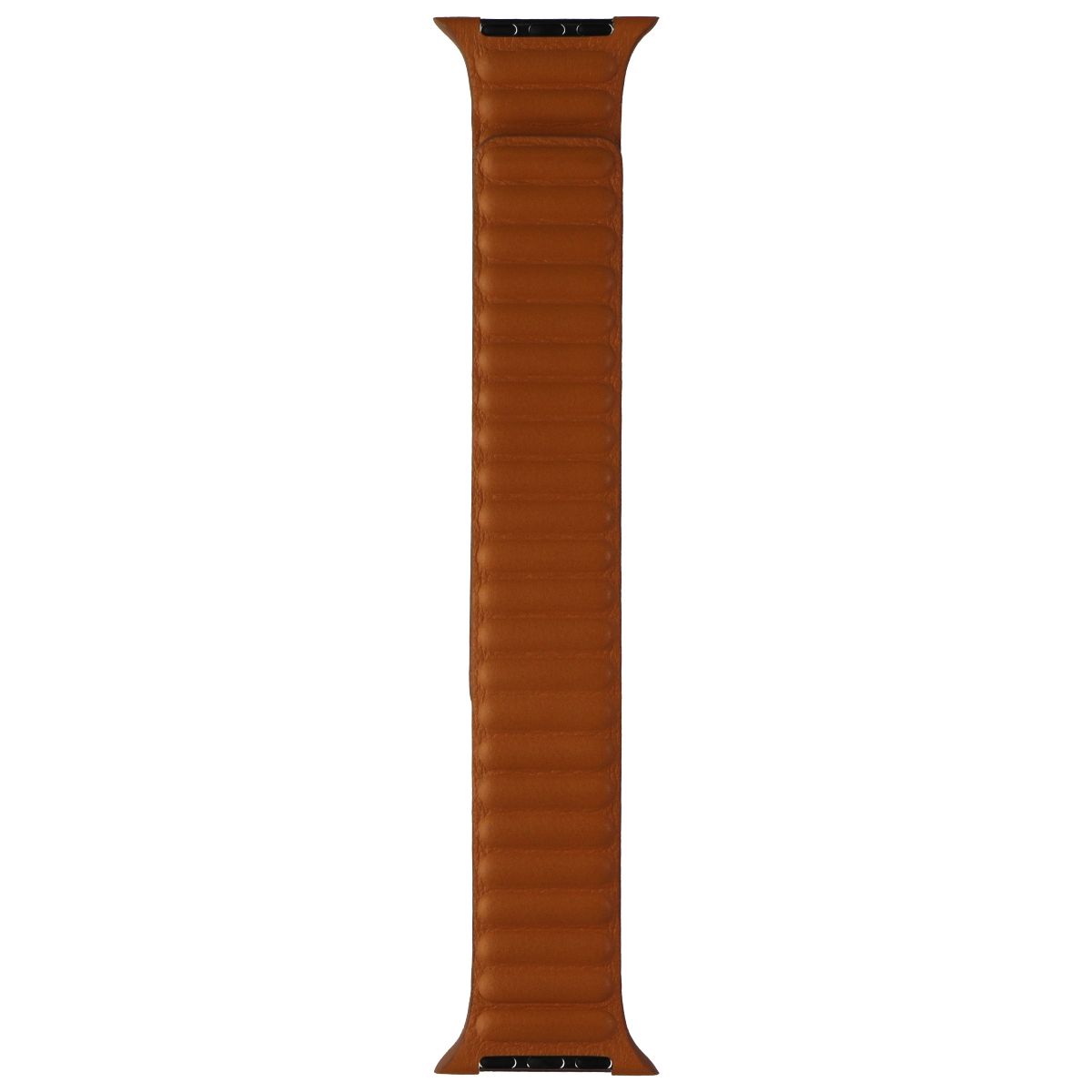 Apple (45mm) Leather Link Watch Band for 49/46/45/44mm Cases - Golden Brown M/L Smart Watch Accessories - Watch Bands Apple - Simple Cell Bulk Wholesale Pricing - USA Seller