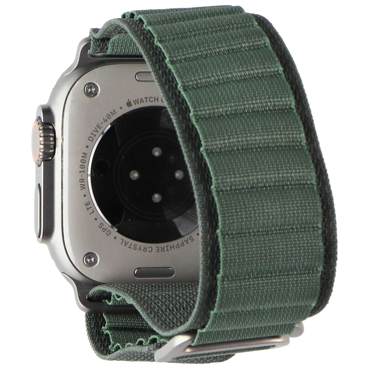 Apple Watch Ultra 49mm Titanium (A2622) GPS + LTE - Alpine Green Trail Loop (S)