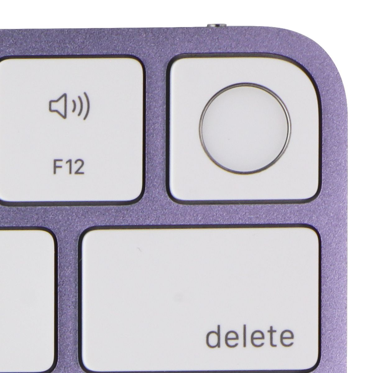 Apple Magic Keyboard with Touch ID (A2449) - Purple (White Keys) Gaming/Console - Keyboards & Keypads Apple - Simple Cell Bulk Wholesale Pricing - USA Seller