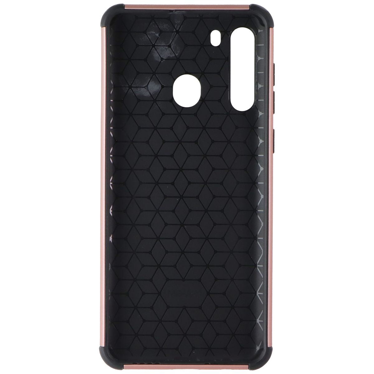 ASMYNA Hybrid Ring Case with Kickstand for Samsung Galaxy A21 - Rose Gold Cell Phone - Cases, Covers & Skins Asmyna - Simple Cell Bulk Wholesale Pricing - USA Seller