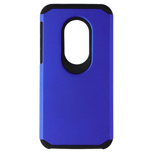 Asmyna Dual Layer Case for Motorola Moto G7 Play - Blue/Black Cell Phone - Cases, Covers & Skins Asmyna - Simple Cell Bulk Wholesale Pricing - USA Seller