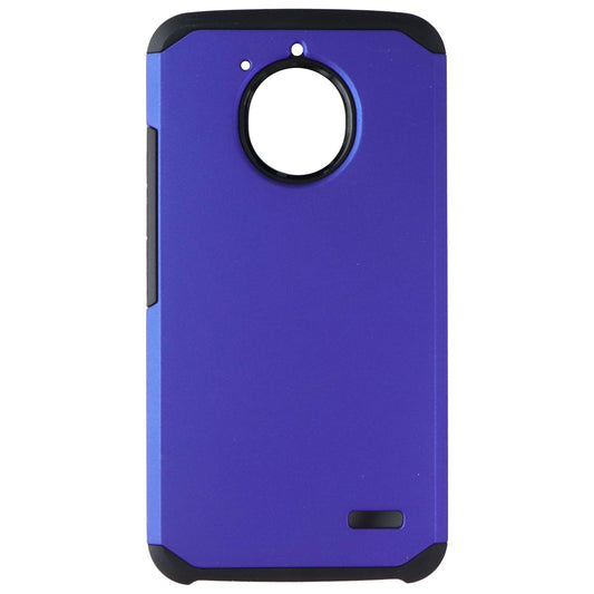 ASMYNA Premium Dual Layer Case for Motorola Moto E4 - Blue Cell Phone - Cases, Covers & Skins Asmyna - Simple Cell Bulk Wholesale Pricing - USA Seller