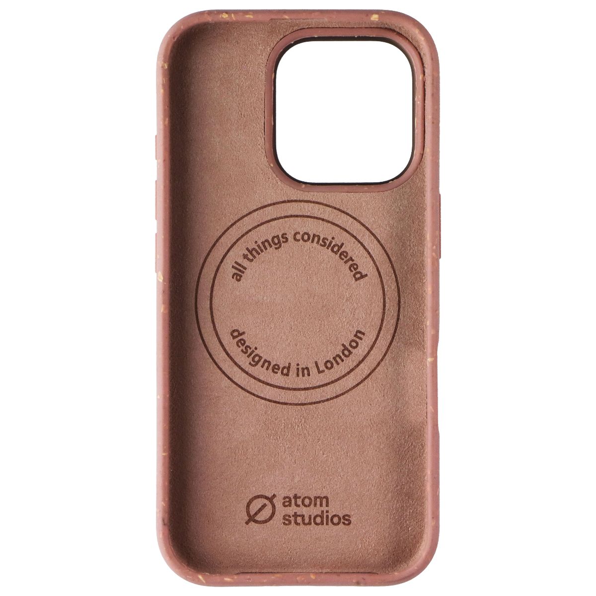 Atom Studios Split Wood Fiber Case for Apple iPhone 16 Pro - Taupe Cell Phone - Cases, Covers & Skins Atom Studios - Simple Cell Bulk Wholesale Pricing - USA Seller