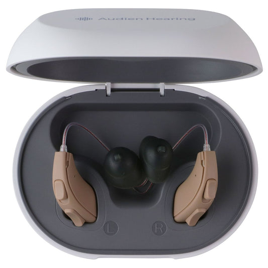 Audien Hearing Ion – Rechargeable OTC Hearing Aids - (FAC031) Nearly Invisible Portable Audio - Headphones Audien Hearing - Simple Cell Bulk Wholesale Pricing - USA Seller