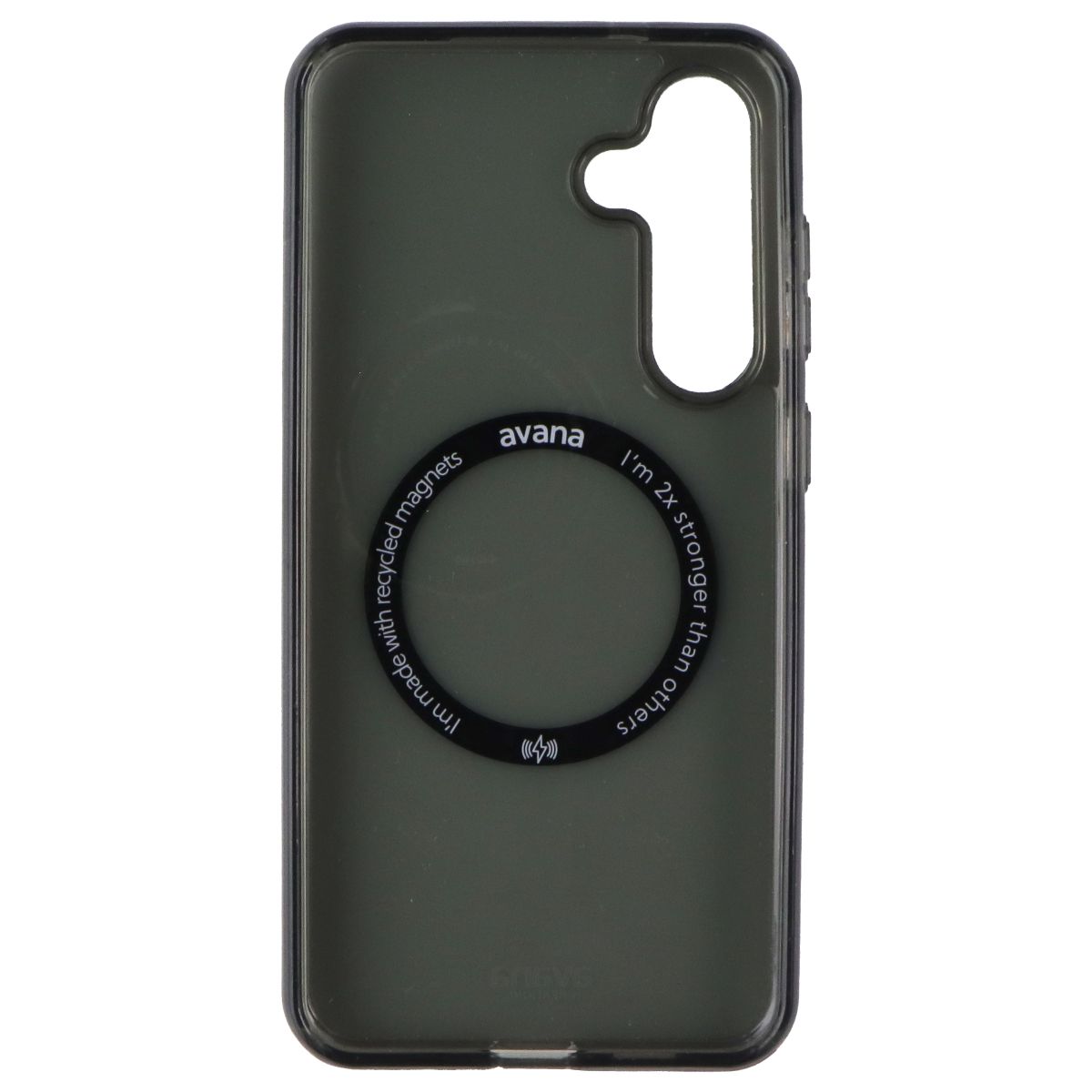 Avana Ice Ash Series MagSafe Case for Samsung Galaxy S24+ (Plus) - Dark Clear Cell Phone - Cases, Covers & Skins Avana - Simple Cell Bulk Wholesale Pricing - USA Seller