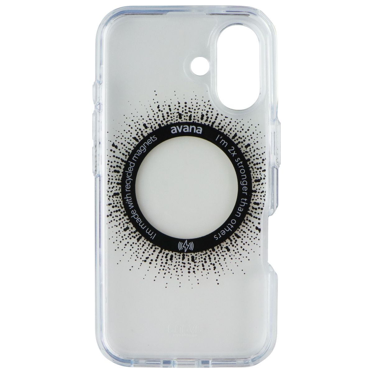 Avana Aura Series Case for MagSafe for Apple iPhone 16 - Clear/Gold Cell Phone - Cases, Covers & Skins Avana - Simple Cell Bulk Wholesale Pricing - USA Seller