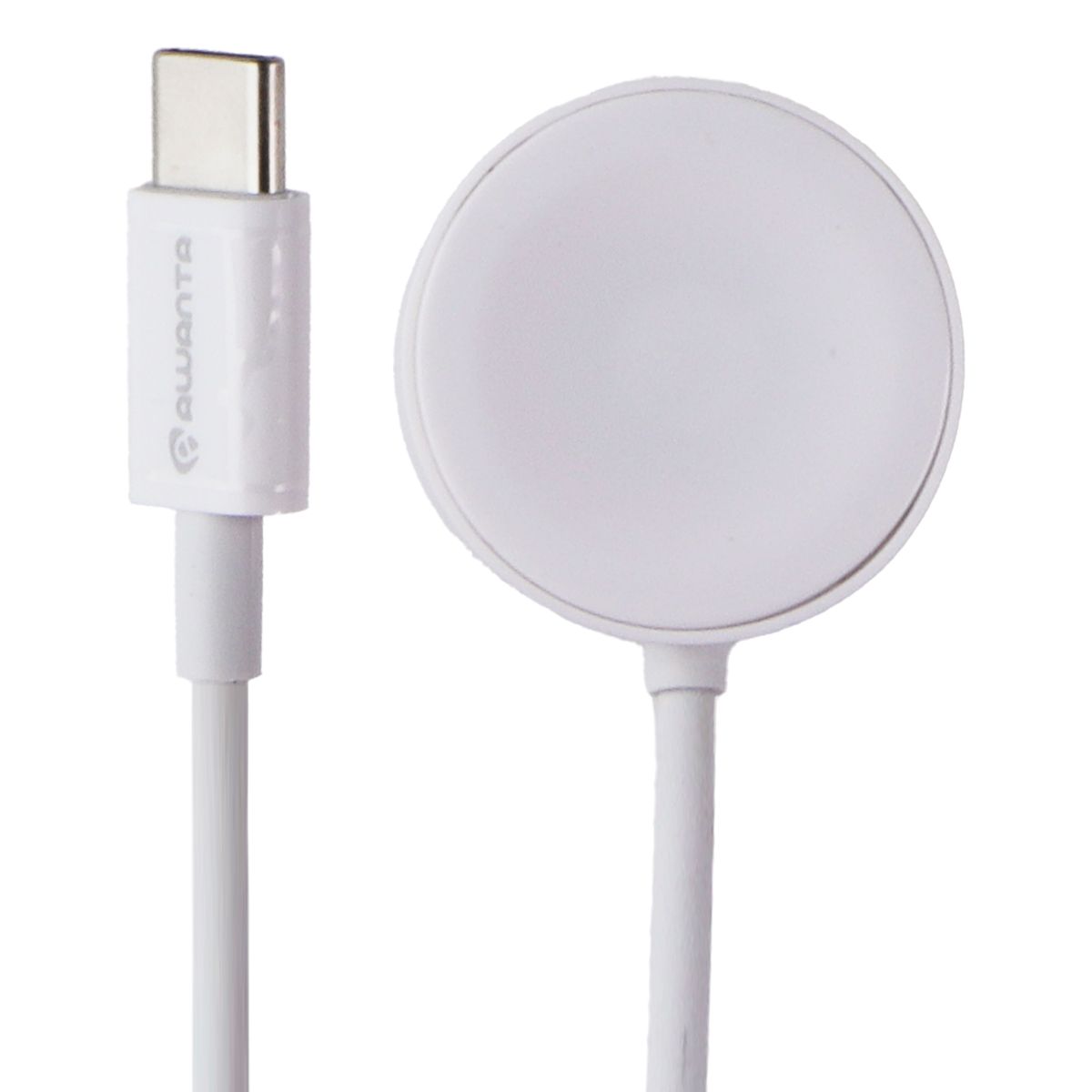 Awanta (3.3-Ft) Magnetic USB-C Smart Watch Charging Cable - White (AWA-4507WH) Smart Watch Accessories - Chargers & Docking Stations Awanta - Simple Cell Bulk Wholesale Pricing - USA Seller