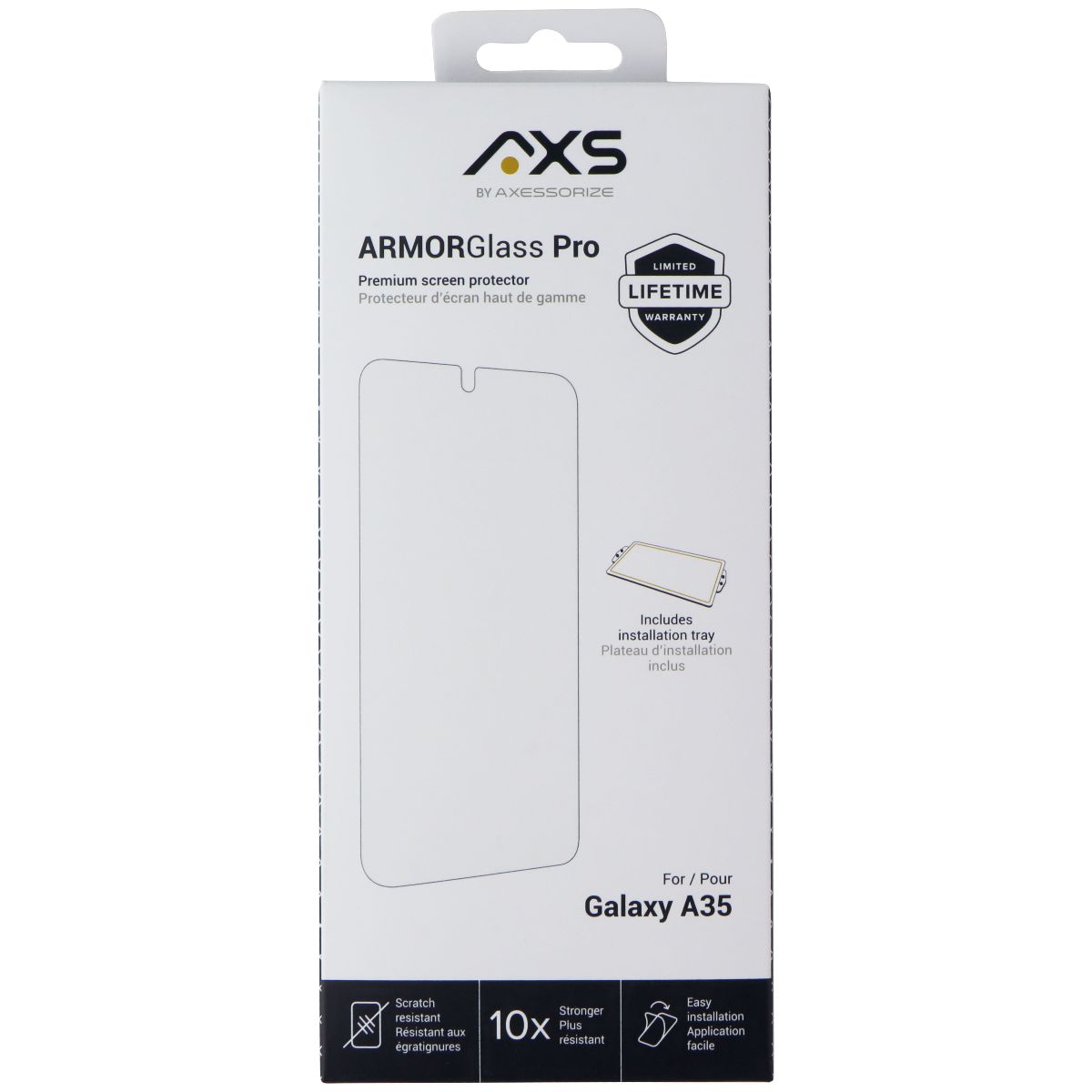Axessorize ArmorGlass Pro Screen Protector for Samsung Galaxy A35