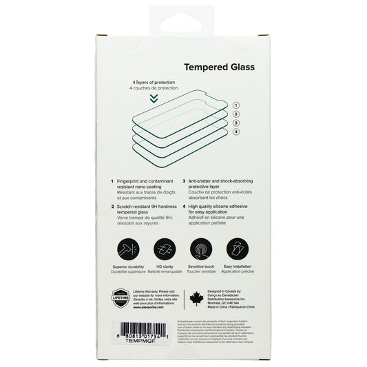 Axessorize Tempered Glass Screen Protector for Motorola Moto G Fast (2020)