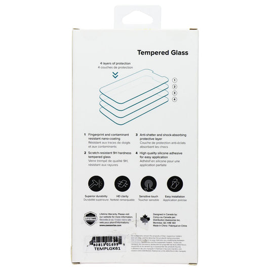 Axessorize Tempered Glass Screen Protector for LG K61 Cell Phone - Screen Protectors Axessorize - Simple Cell Bulk Wholesale Pricing - USA Seller