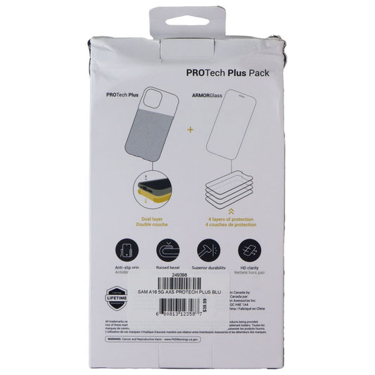 Axessorize PROTech Plus Pack Case & Screen for Samsung Galaxy A16 - Blue Cell Phone - Cases, Covers & Skins Axessorize - Simple Cell Bulk Wholesale Pricing - USA Seller