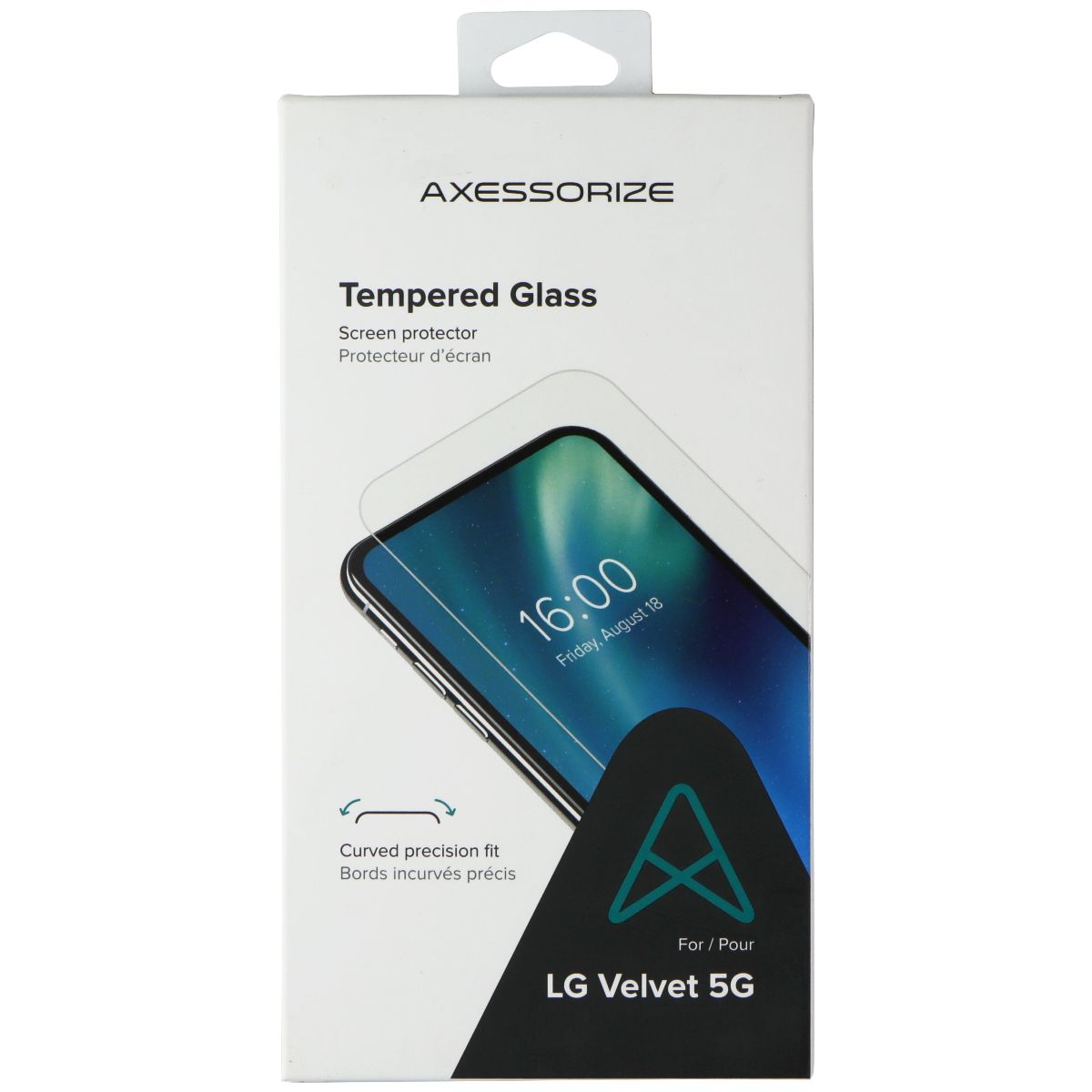 Axessorize Tempered Glass Screen Protector for LG Velvet 5G - Clear Cell Phone - Screen Protectors Axessorize - Simple Cell Bulk Wholesale Pricing - USA Seller
