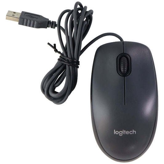 Logitech M100 Wired USB Optical Mouse for Windows PC & More - Gray (M-U0026) Keyboards/Mice - Mice, Trackballs & Touchpads Logitech - Simple Cell Bulk Wholesale Pricing - USA Seller