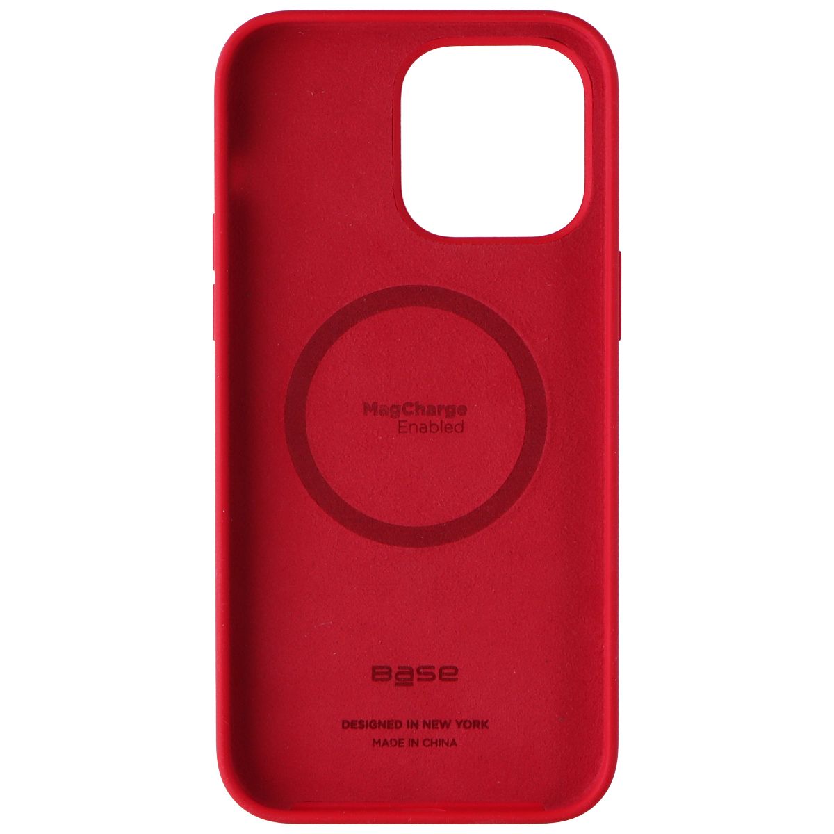 Base iPhone 14 Pro Max Silicone Phone Case - Red Cell Phone - Cases, Covers & Skins Base - Simple Cell Bulk Wholesale Pricing - USA Seller