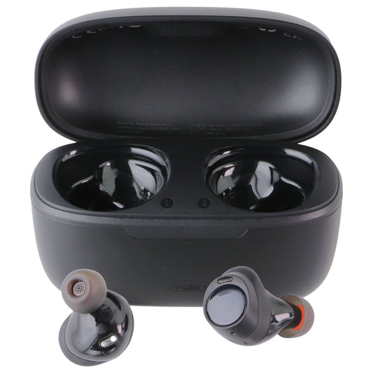 Baseus Bowie Noise Cancellation True Wireless Earbuds - Black (NGTW360001) Cell Phone - Headsets Baseus - Simple Cell Bulk Wholesale Pricing - USA Seller