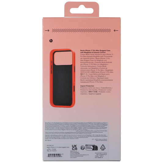 Beats Rugged MagSafe Case for iPhone 17 Pro Max/18 Pro Max- Sierra Orange Cell Phone - Cases, Covers & Skins Beats - Simple Cell Bulk Wholesale Pricing - USA Seller