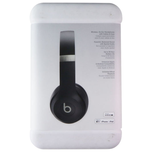 Beats Solo 4 Wireless On-Ear Bluetooth Headphones - Matte Black Portable Audio - Headphones Beats - Simple Cell Bulk Wholesale Pricing - USA Seller