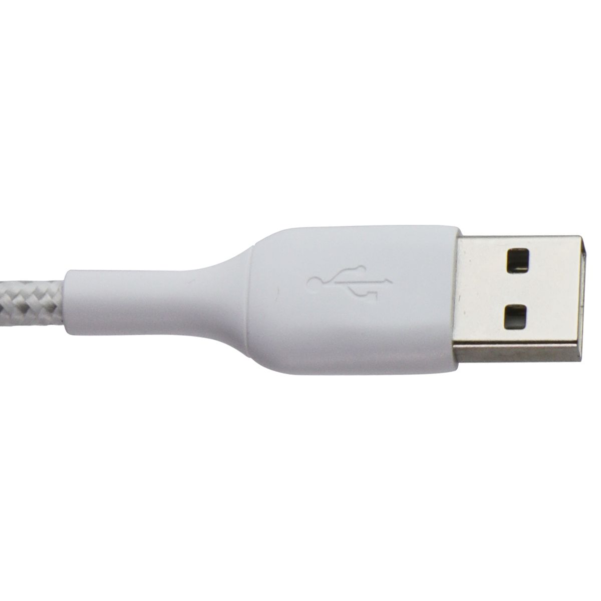 Belkin 6.6FT Boost Charge USB-A to Lightning 8-Pin Braided Cable - White Cell Phone - Cables & Adapters Belkin - Simple Cell Bulk Wholesale Pricing - USA Seller