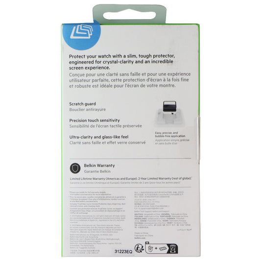 Belkin TrueClear Curve Screen Protection for Apple Watch SE (4/5/6) 40mm Smart Watch Accessories - Screen Protectors Belkin - Simple Cell Bulk Wholesale Pricing - USA Seller