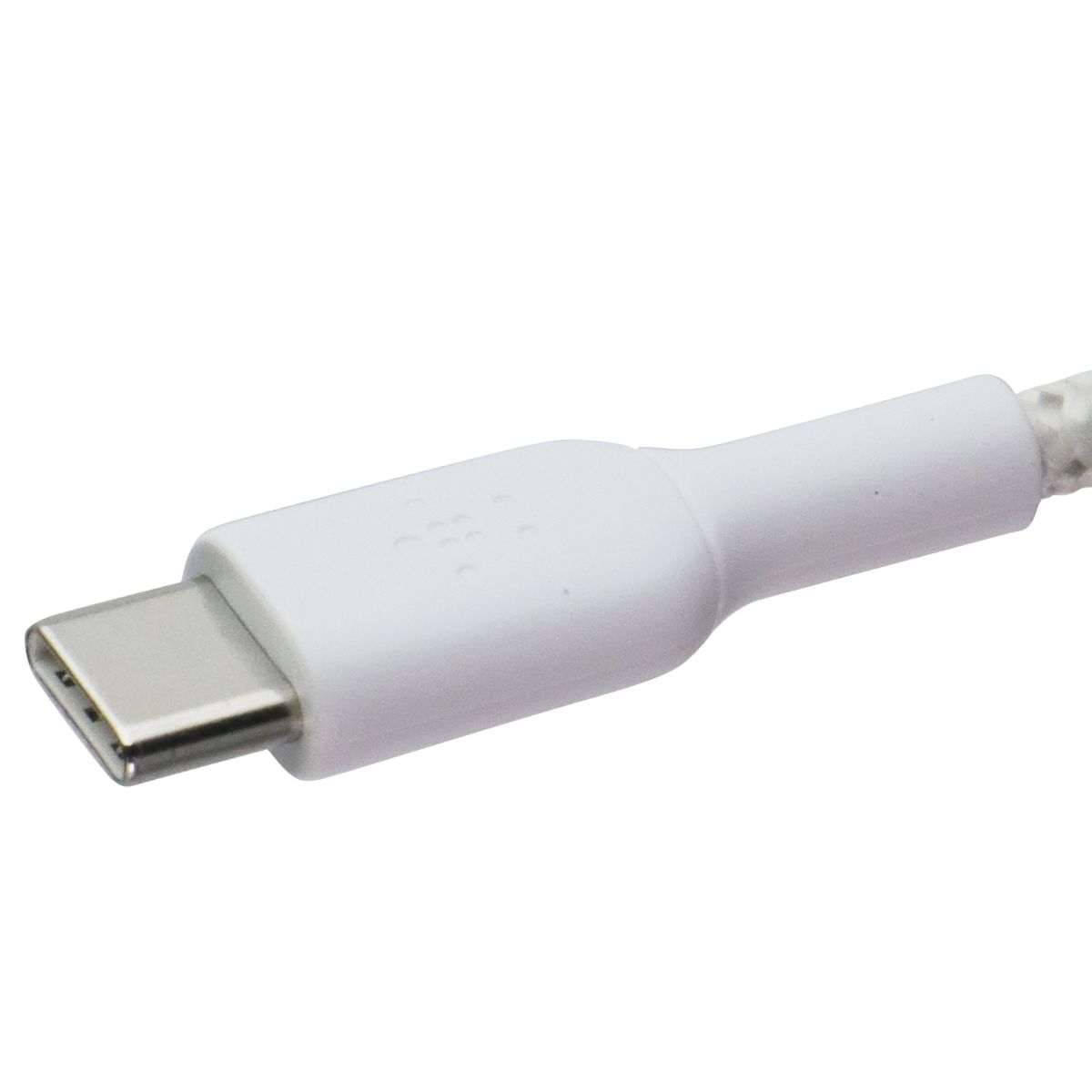 Belkin BoostCharge 3.3 Foot Braided USB-C Cable - White Cell Phone - Cables & Adapters Belkin - Simple Cell Bulk Wholesale Pricing - USA Seller