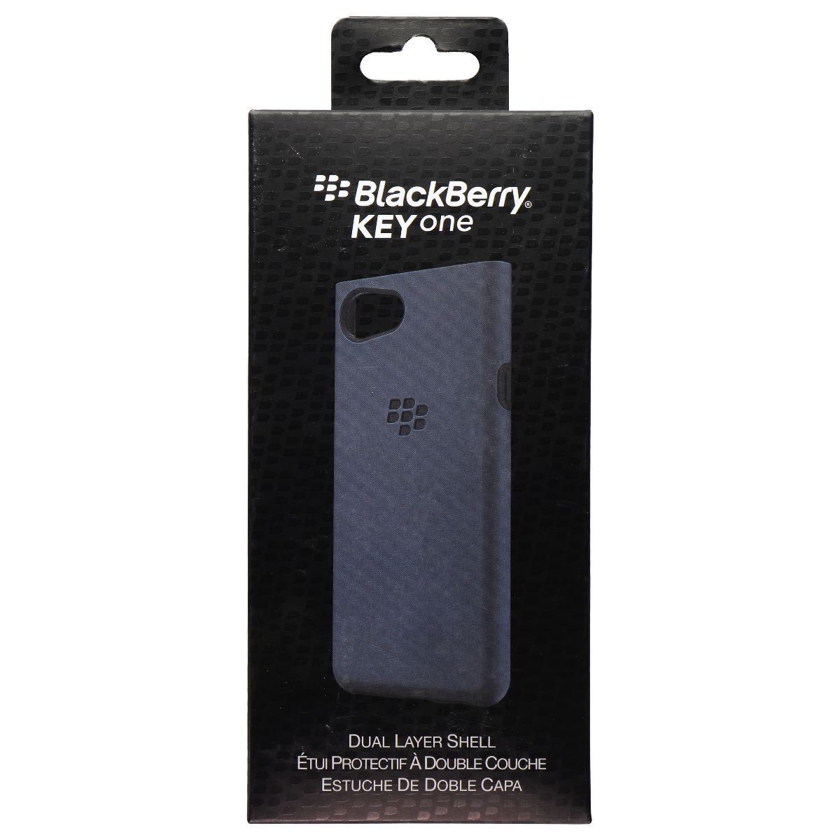 BlackBerry Dual Layer Shell Case for BlackBerry KeyOne Smartphone - Blue/Black Cell Phone - Cases, Covers & Skins Blackberry - Simple Cell Bulk Wholesale Pricing - USA Seller