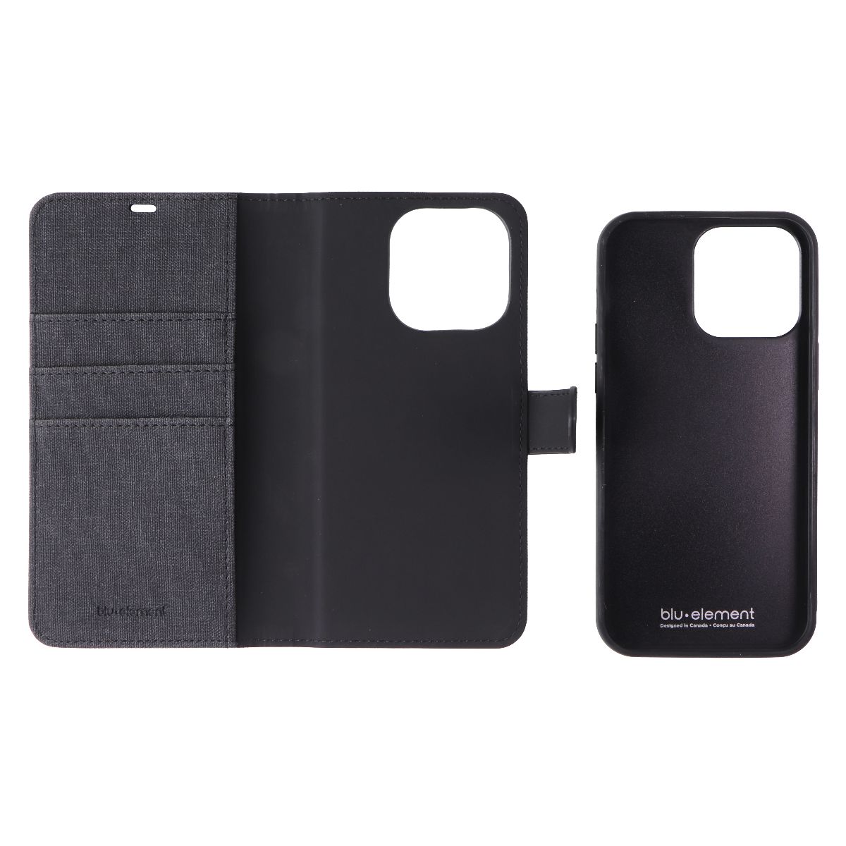BLU Element Folio 2 in 1 Case for Apple iPhone 14 Pro Max - Black Cell Phone - Cases, Covers & Skins BLU - Simple Cell Bulk Wholesale Pricing - USA Seller