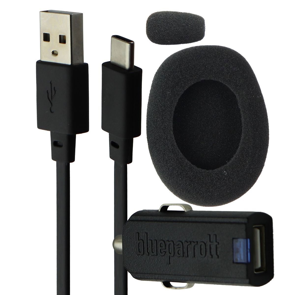 BlueParrot GN Noise-Cancelling Comfort Headset - Black (B450-XT)