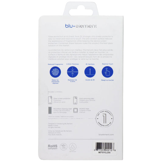 Blu Element Tempered Glass Screen Protector for TCL 20S