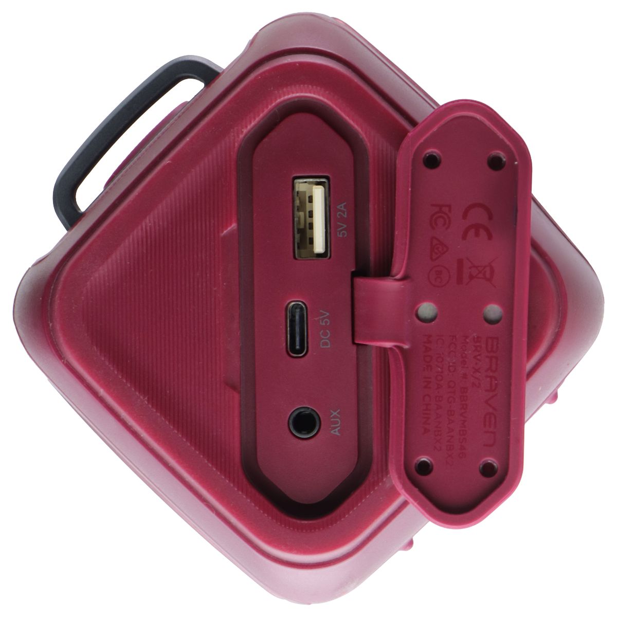 Braven BRV-X/2 Wireless Bluetooth Rugged Portable Speaker - Red iPod, Audio Player Accessories - Audio Docks & Mini Speakers Braven - Simple Cell Bulk Wholesale Pricing - USA Seller