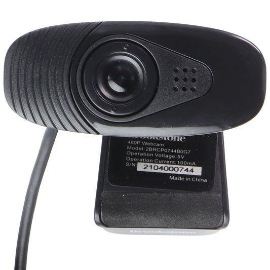 Brookstone Web Camera 480P USB 2.0 w/ Built-in Mic (Plug-n-Play) - Black Computer Accessories - Webcams Brookstone - Simple Cell Bulk Wholesale Pricing - USA Seller