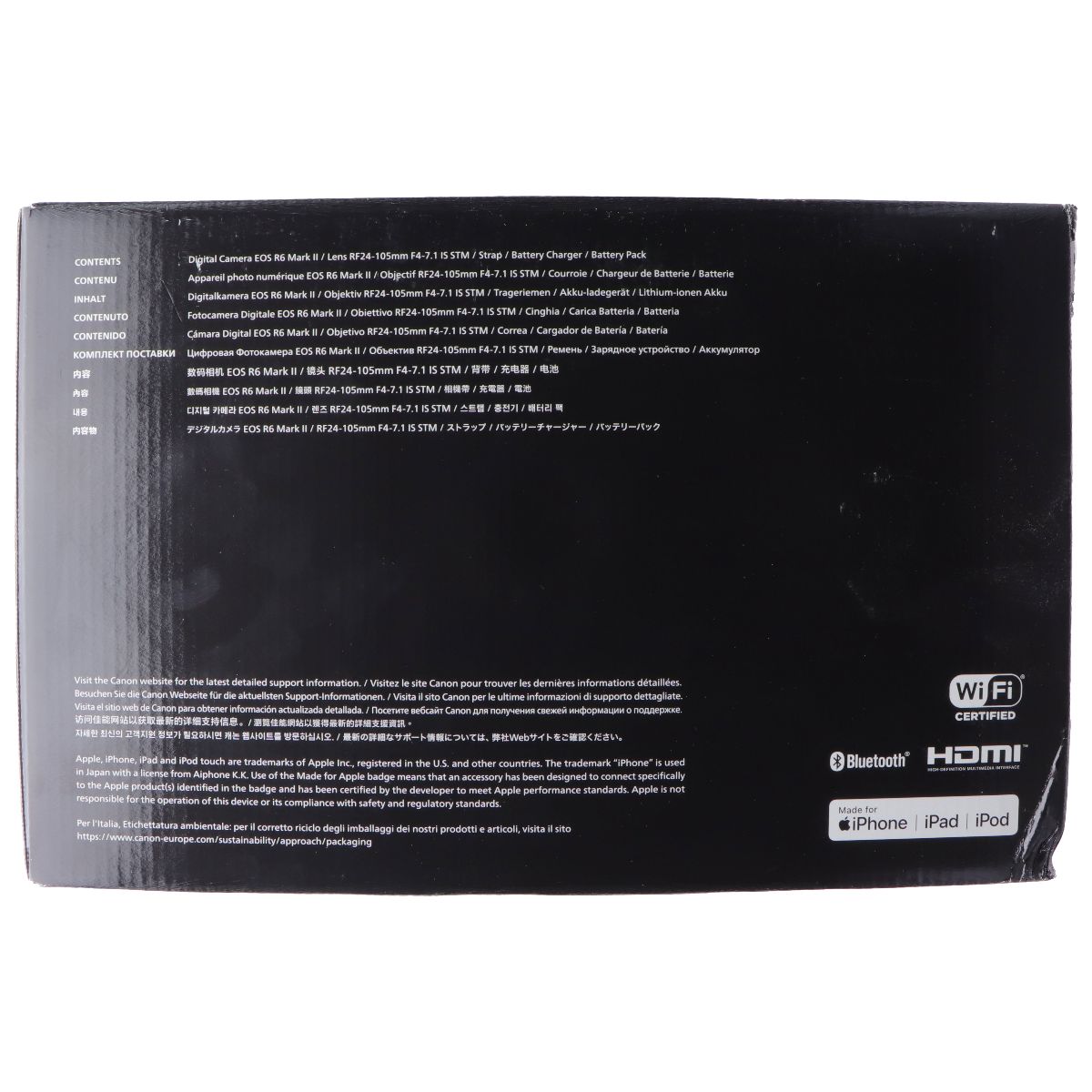 Canon EOS R6 Mark II Mirrorless Camera with RF24-105mm F4-7.1 is STM Lens Kit Digital Camera - Digital & DSLR Cameras Canon - Simple Cell Bulk Wholesale Pricing - USA Seller