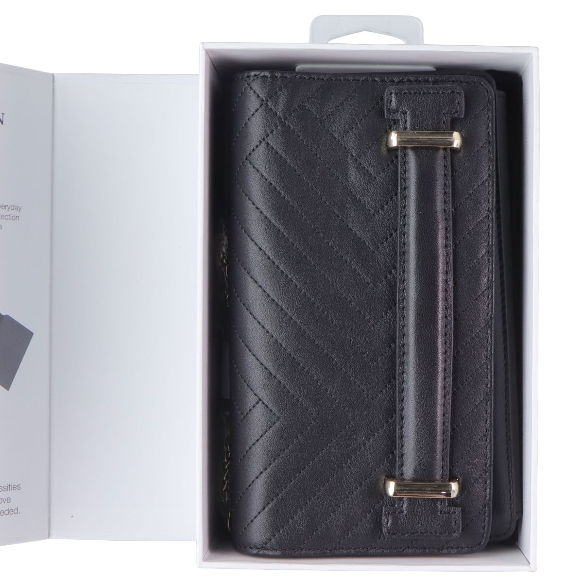 Carte Blanche Quilted Crossbody for Apple iPhone 6 - Black Cell Phone - Other Accessories Carte Blanche - Simple Cell Bulk Wholesale Pricing - USA Seller