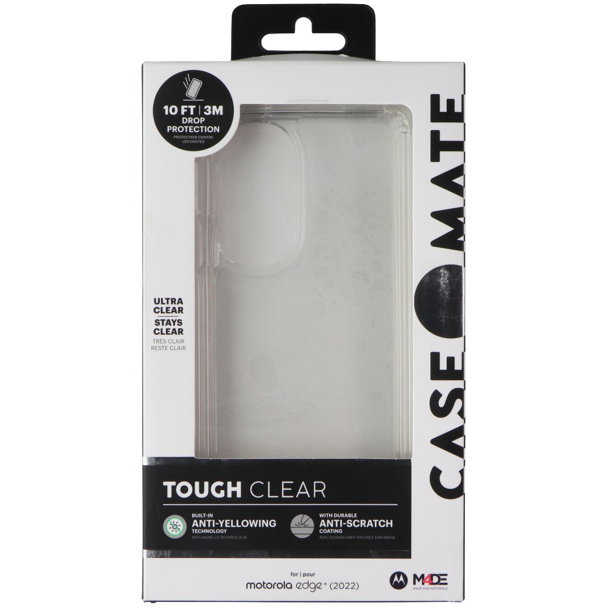 Case-Mate Tough Clear Series Case for Motorola Edge+ (2022) - Clear Cell Phone - Cases, Covers & Skins Case-Mate - Simple Cell Bulk Wholesale Pricing - USA Seller
