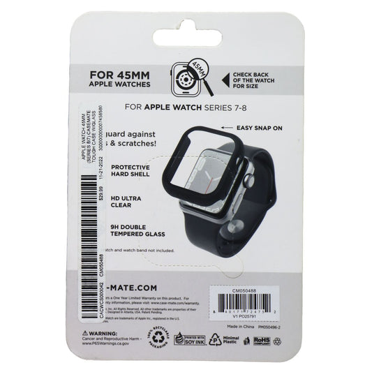 Case-Mate Tough Watch Case for Apple Watch 7/8 (45MM) - Black Smart Watch Accessories - Smart Watch Cases Case-Mate - Simple Cell Bulk Wholesale Pricing - USA Seller