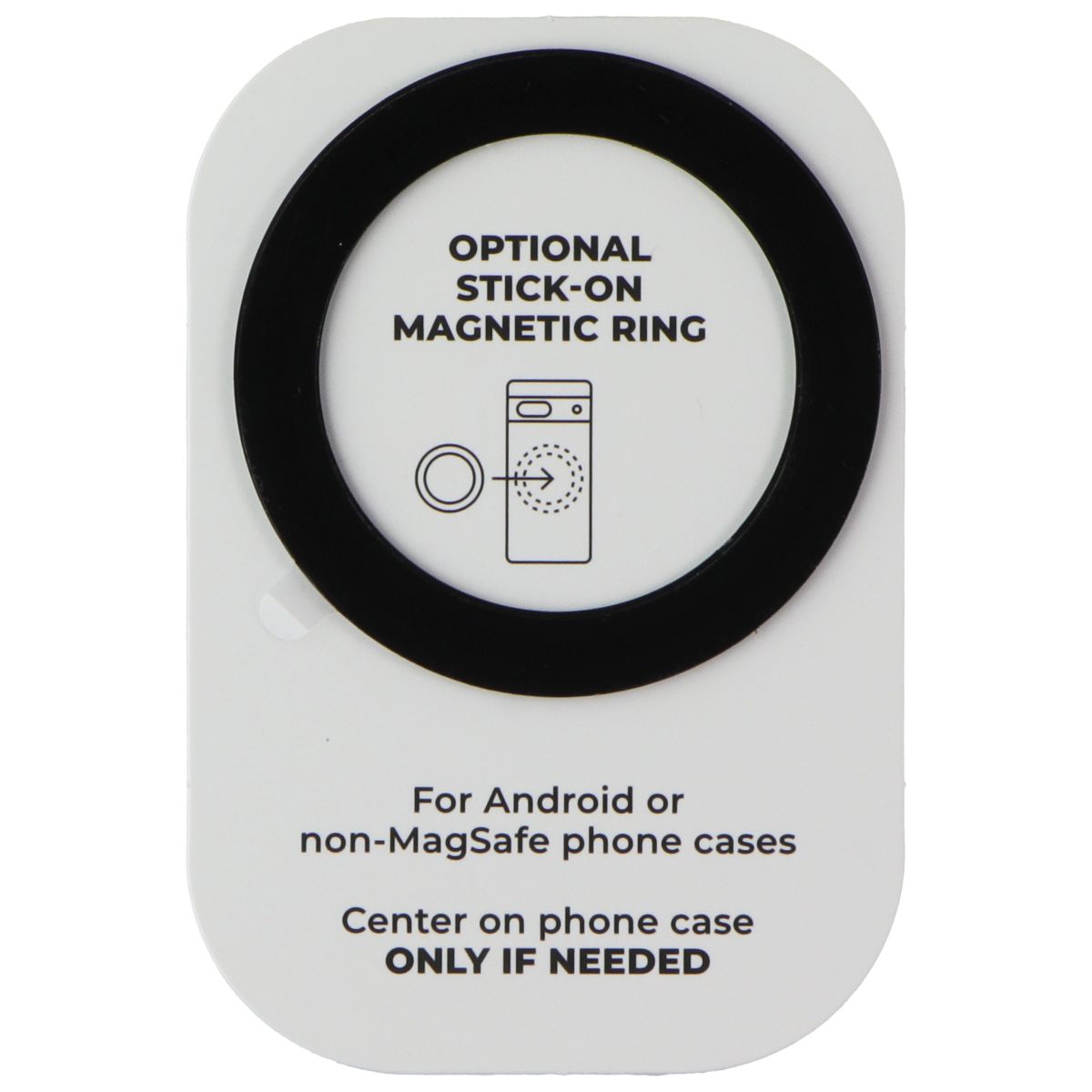 Case-Mate Stick It! Magnetic Detachable Suction Cup Phone Mount - Midnight Black