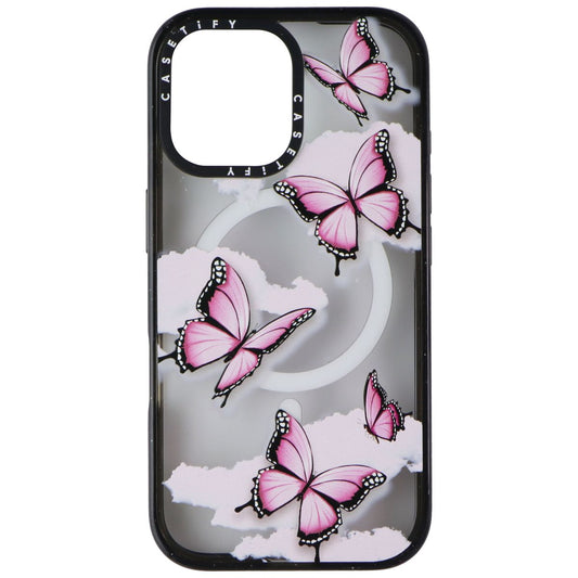 Casetify Impact Case for MagSafe for Apple iPhone 16 - Pink Butterfly Cell Phone - Cases, Covers & Skins Casetify - Simple Cell Bulk Wholesale Pricing - USA Seller