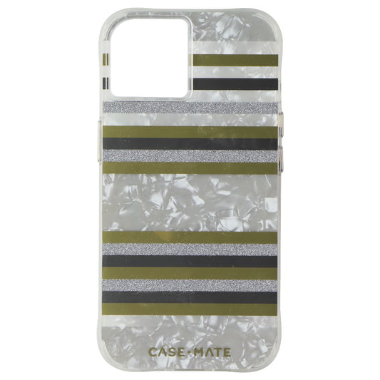 Case-Mate Hard Case for Apple iPhone 14 and iPhone 13 - Pearl Stripes Cell Phone - Cases, Covers & Skins Case-Mate - Simple Cell Bulk Wholesale Pricing - USA Seller