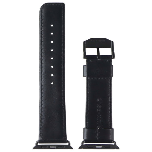 Case-Mate Watch Band for Apple Watch Series 1-10/SE - Black Leather