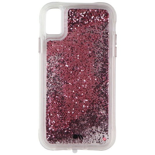 Case-Mate Waterfall Series Liquid Glitter Case for Apple iPhone XR - Rose Gold Cell Phone - Cases, Covers & Skins Case-Mate - Simple Cell Bulk Wholesale Pricing - USA Seller