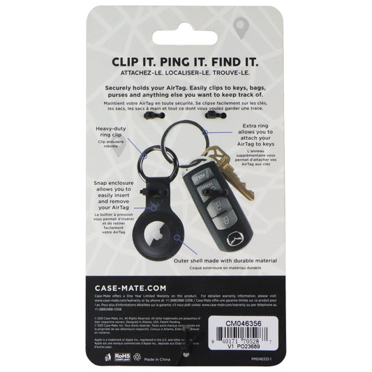 Case-Mate Clip Ring Keychain Case for Apple AirTag (CM046356) - Gold GPS Accessories & Tracking - Tracking Devices Case-Mate - Simple Cell Bulk Wholesale Pricing - USA Seller
