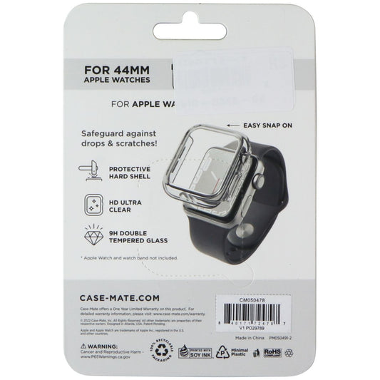 Case-Mate Tough Watch Case for Apple Watch Series 4-6/SE (44mm/L) - Clear/Black Smart Watch Accessories - Smart Watch Cases Case-Mate - Simple Cell Bulk Wholesale Pricing - USA Seller