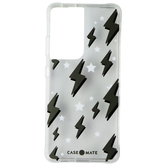 Case-Mate Tough Prints Series Case for Galaxy S21 Ultra (5G) - Thunder Bolts Cell Phone - Cases, Covers & Skins Case-Mate - Simple Cell Bulk Wholesale Pricing - USA Seller