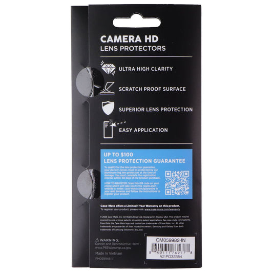 Case-Mate Camera HD Lens Protectors for Samsung Galaxy S26 Ultra Cell Phone - Screen Protectors Case-Mate - Simple Cell Bulk Wholesale Pricing - USA Seller