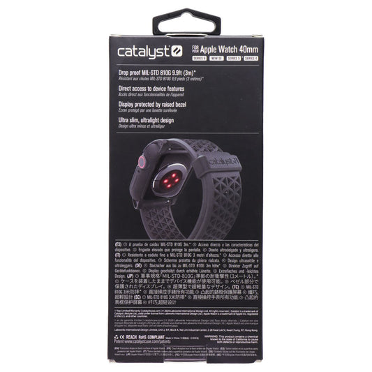 Catalyst Impact Case and Band for Apple Watch 40mm Series SE/6/5/4 - Black Smart Watch Accessories - Smart Watch Cases Catalyst - Simple Cell Bulk Wholesale Pricing - USA Seller