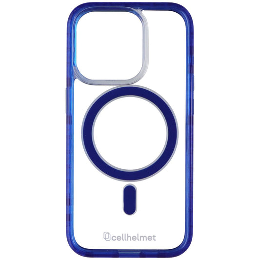 CellHelmet Magnitude Series Case for Apple iPhone 15 Pro - Clear/Blue Cell Phone - Cases, Covers & Skins CellHelmet - Simple Cell Bulk Wholesale Pricing - USA Seller